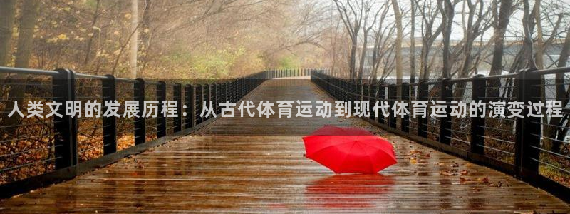 雷鸟体育官网入口：人类文明的发展历程：从古代体育运动到现代体育运动的演变过程
